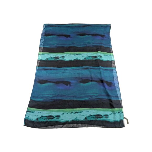 The Limited Scarf abstract sheer Rectangular 27.5" x 79" - Picture 1 of 6